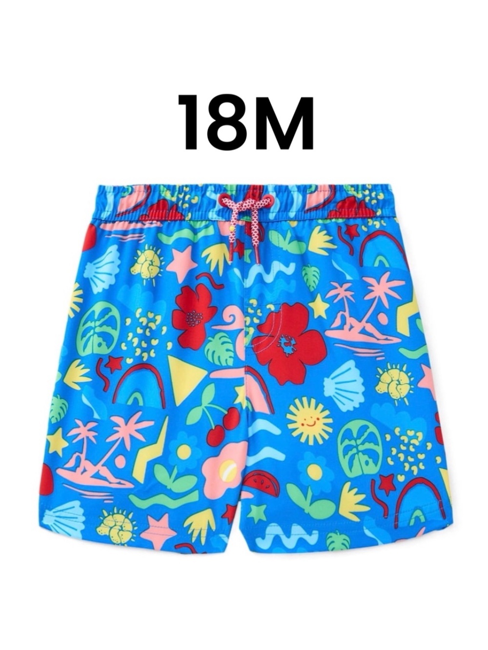 Wonder Nation Baby Quick- Dry Swim Trunk